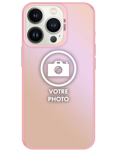 Coque silicone So Cool personnalisée Rose pour Apple iPhone 13 Pro