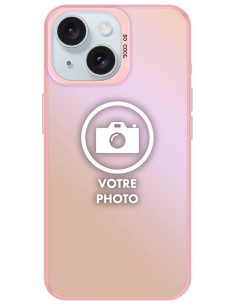 Coque silicone So Cool personnalisée Rose pour Apple iPhone 15