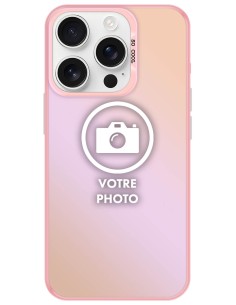 Coque silicone So Cool personnalisée Rose pour Apple iPhone 16 Pro