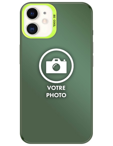 Coque silicone So Cool personnalisée Vert pour Apple iPhone 11