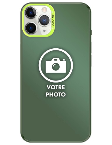 Coque silicone So Cool personnalisée Vert pour Apple iPhone 11 Pro
