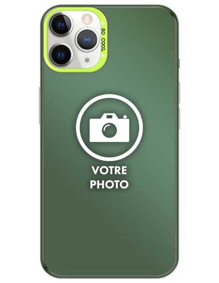 Coque silicone So Cool personnalisée Vert pour Apple iPhone 11 Pro