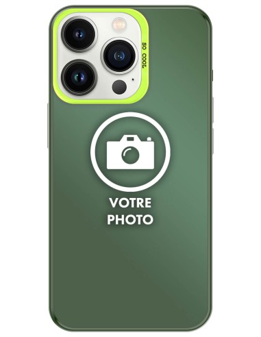 Coque silicone So Cool personnalisée Vert pour Apple iPhone 13 Pro