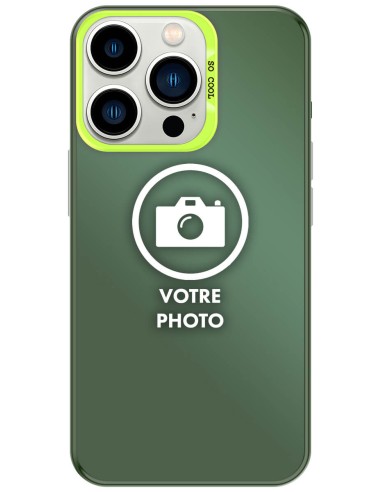 Coque silicone So Cool personnalisée Vert pour Apple iPhone 13 Pro Max