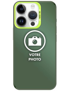 Coque silicone So Cool personnalisée Vert pour Apple iPhone 14 Pro Max