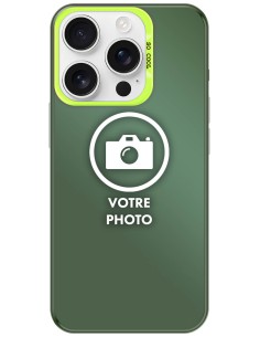 Coque silicone So Cool personnalisée Vert pour Apple iPhone 16 Pro Max