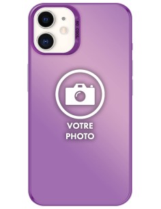 Coque silicone So Cool personnalisée Violet pour Apple iPhone 11