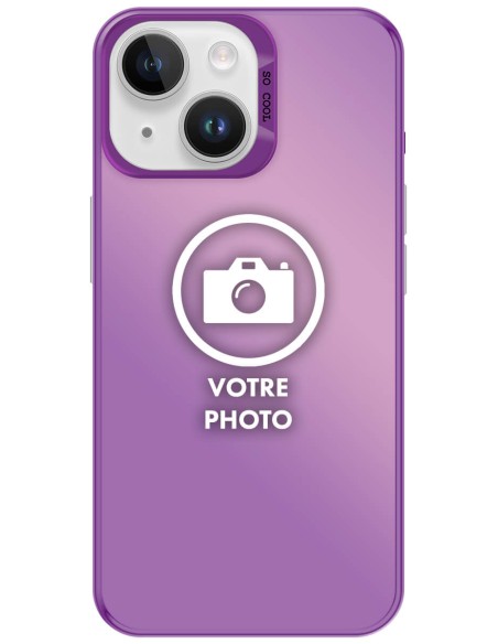 Coque silicone So Cool personnalisée Violet pour Apple iPhone 13 | iPhone 14