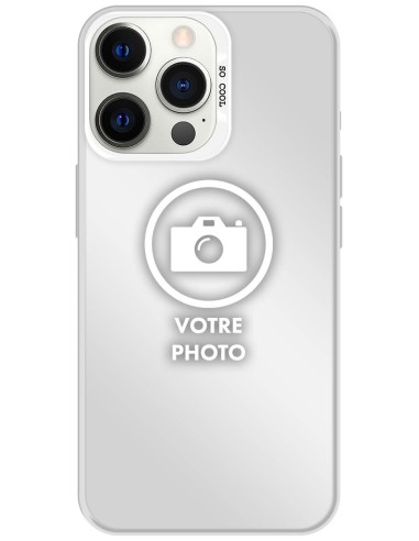 Coque silicone So Cool personnalisée Argent pour Apple iPhone 12 Pro Max