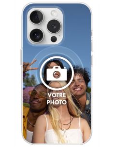 Coque MagSafe personnalisée compatible Apple iPhone 15 Pro