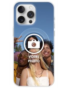 Coque MagSafe personnalisée compatible Apple iPhone 15 Pro Max