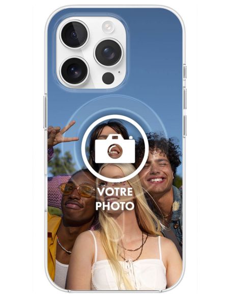 Coque MagSafe personnalisée compatible Apple iPhone 16 Pro