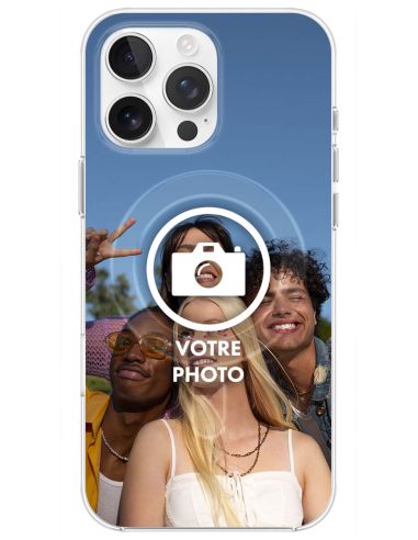 Coque MagSafe personnalisée compatible Apple iPhone 16 Pro Max