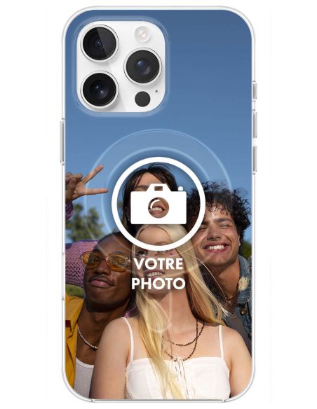 Coque MagSafe personnalisée compatible Apple iPhone 16 Pro Max