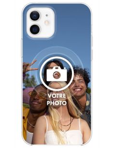 Coque MagSafe personnalisée compatible Apple iPhone 12