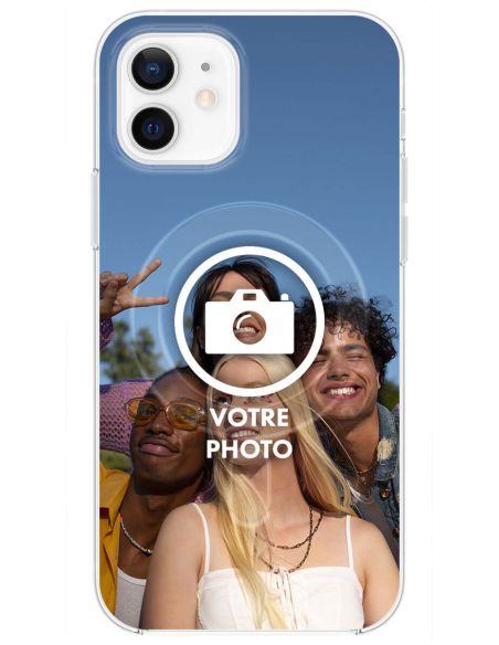 Coque MagSafe personnalisée compatible Apple iPhone 12