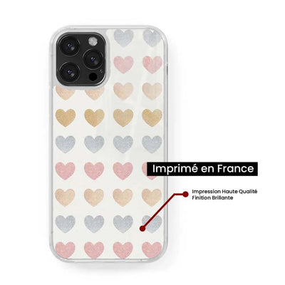 Glitter hearts 