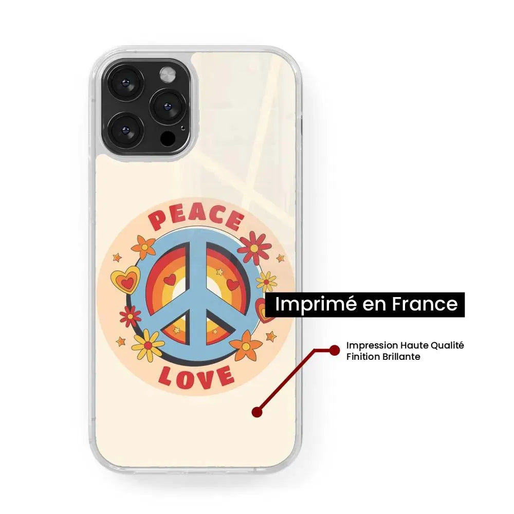 Peace and love retro 