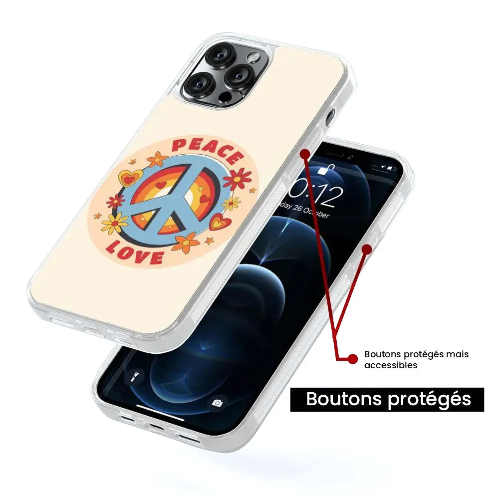 Peace and love retro 