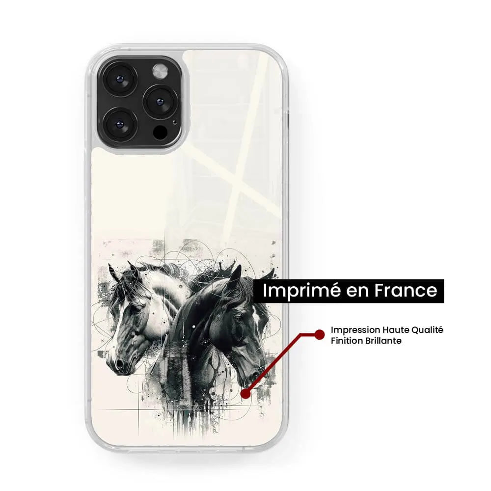 SB Chevaux N&B 