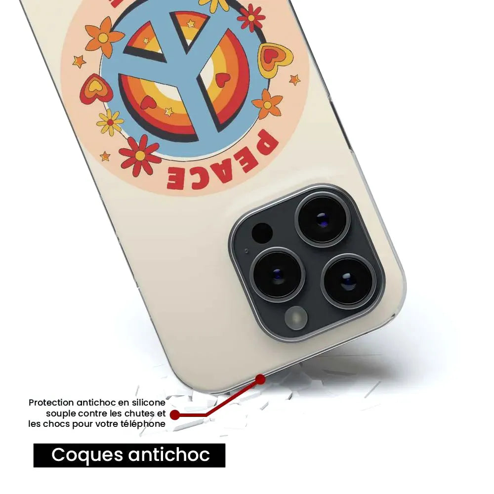Peace and love retro 