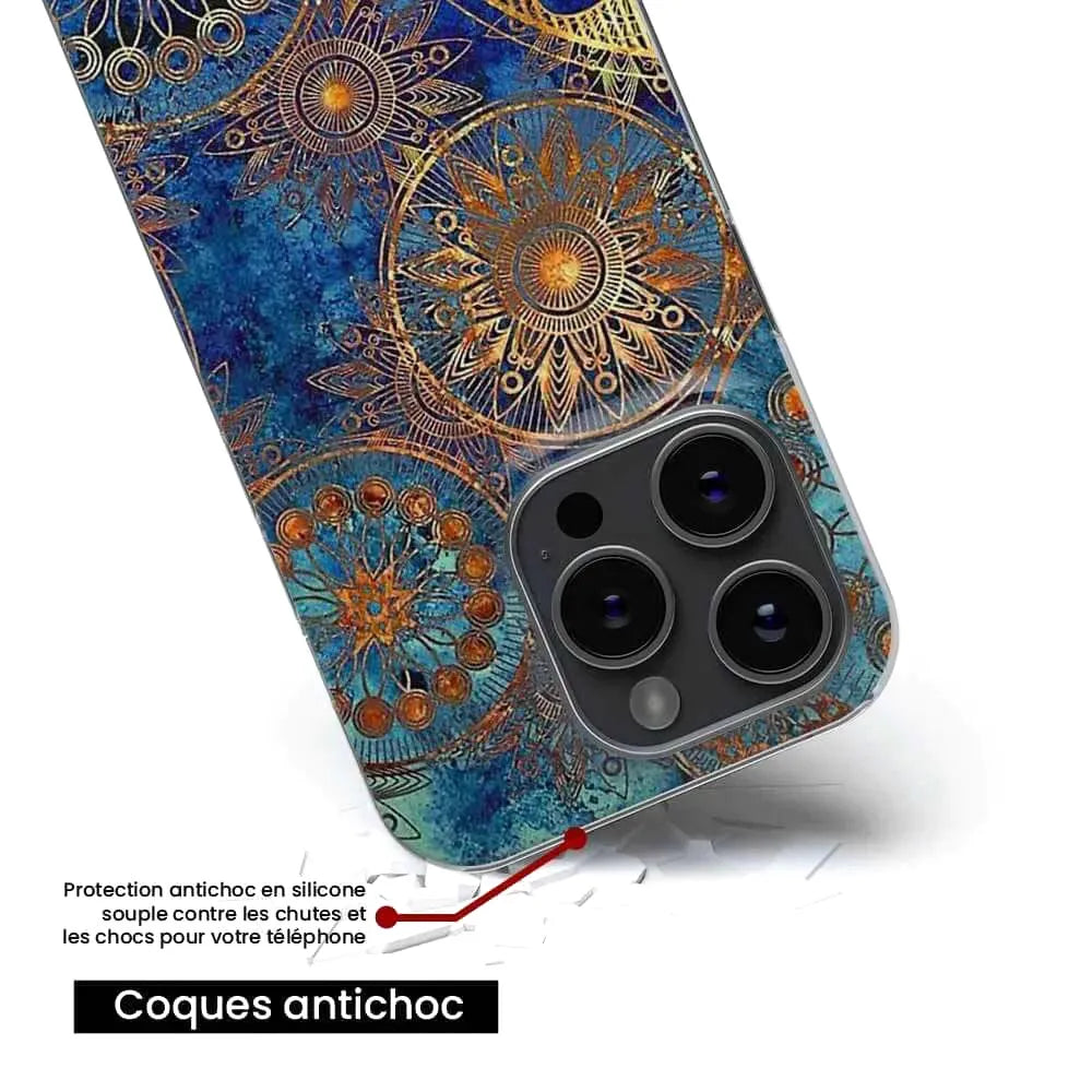 Mandalla bleu 