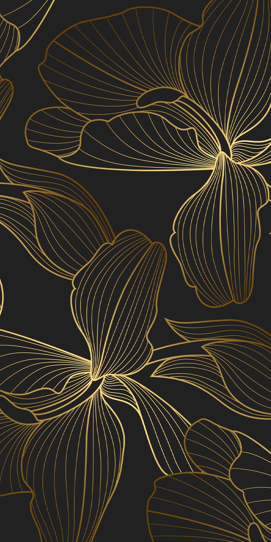 Golden flowers