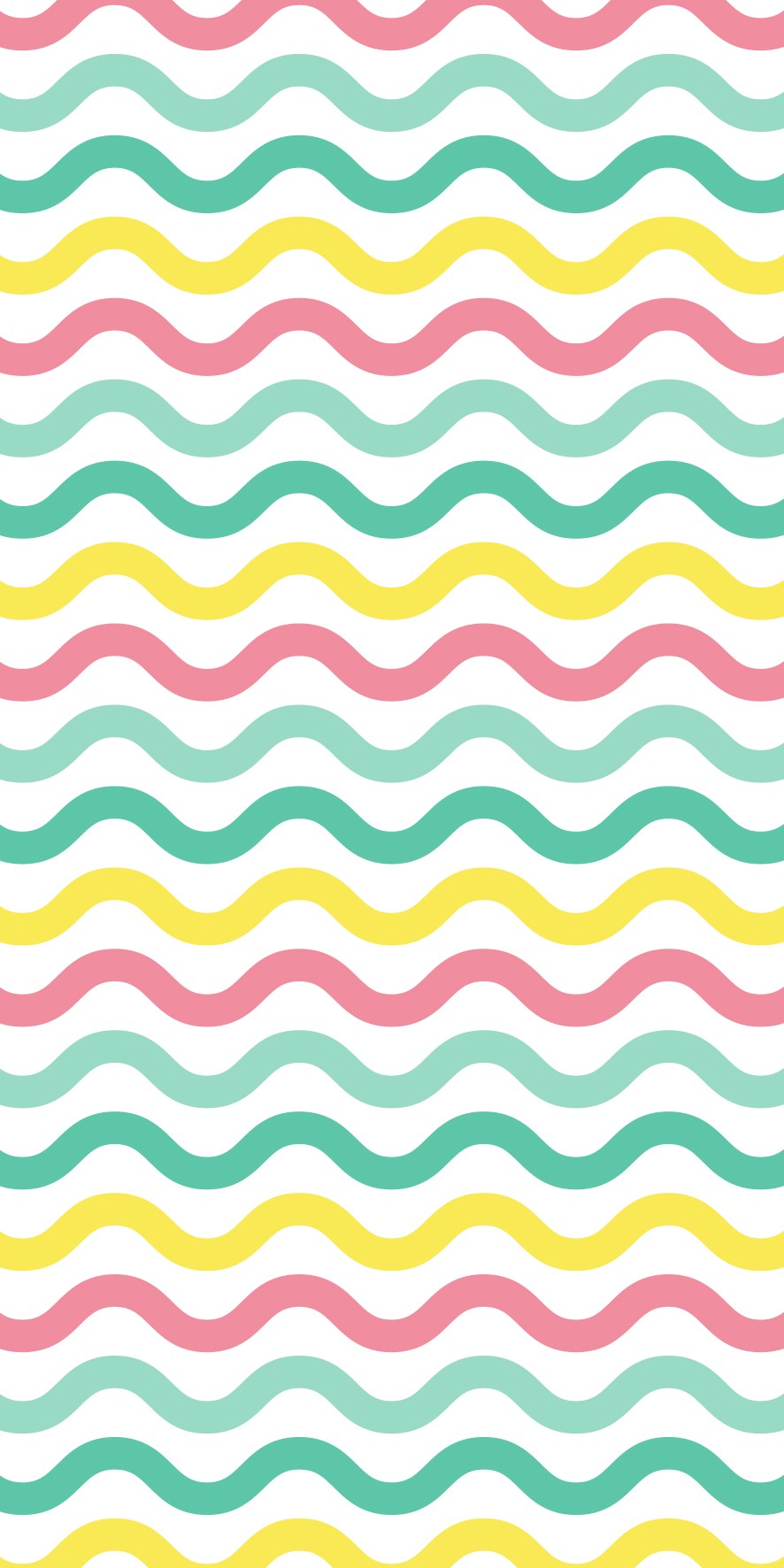 Vagues colorees