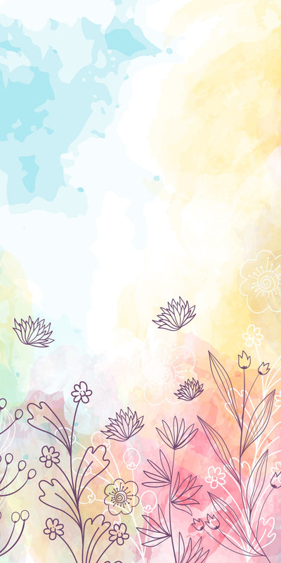 Watercolor flowers