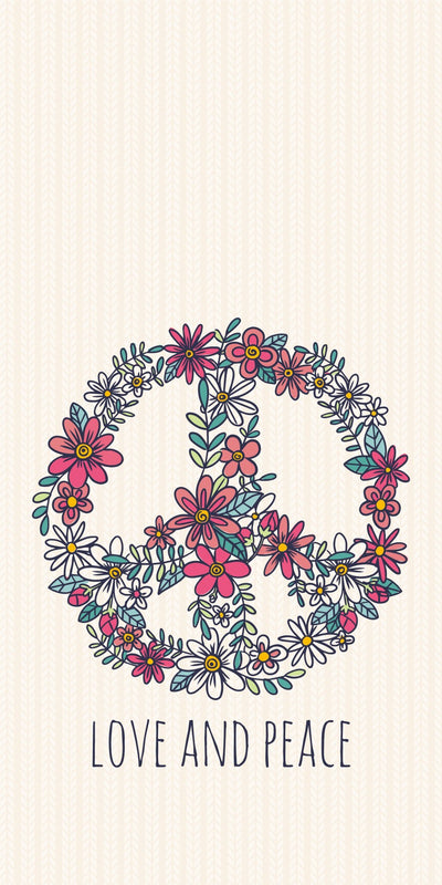 Love and peace floral