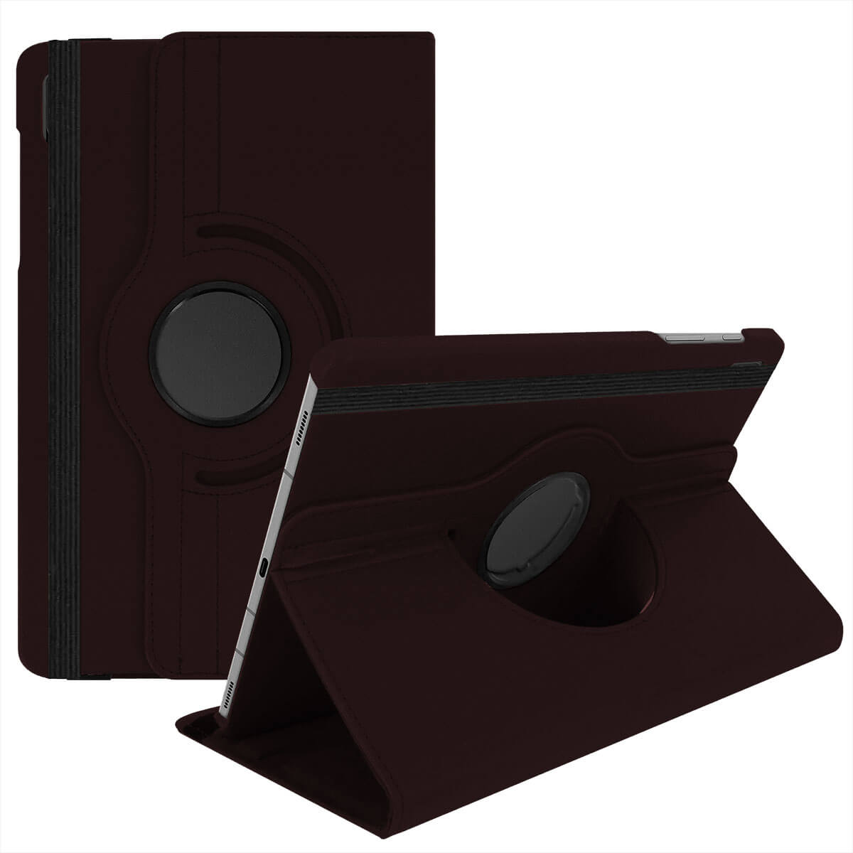 Etui housse tablette en Simili cuir Marron