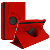 Etui housse tablette en Simili cuir Rouge