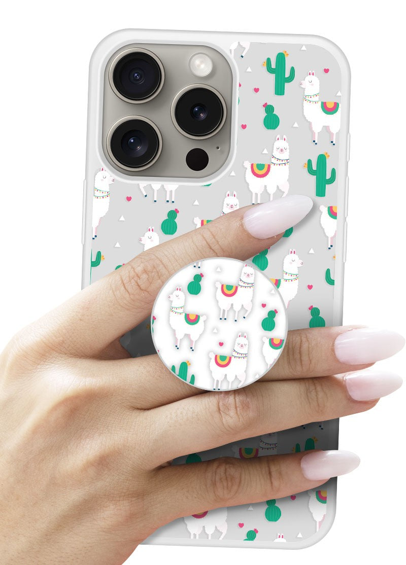 Grip imprimé | Design Cactus et Alpaga