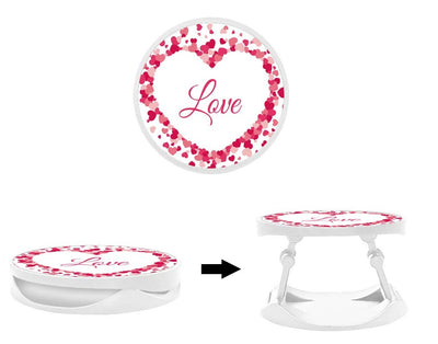 Grip imprimé | Design Confettis de Coeurs Love