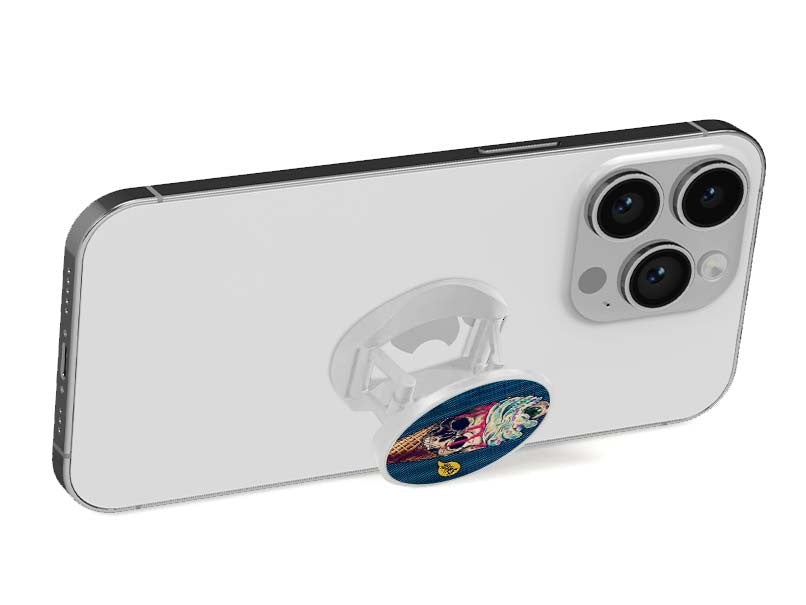 Grip imprimé | Design Ice cream skull blue