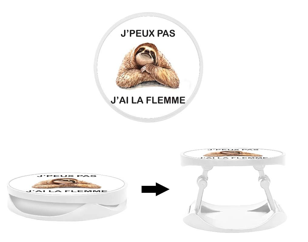 Grip imprimé | Design J'peux pas j'ai la flemme
