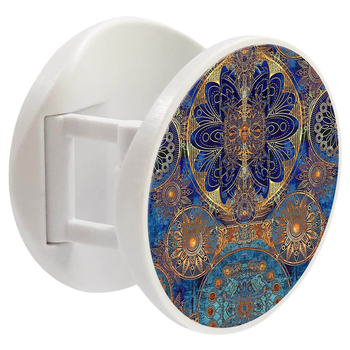 Grip imprimé | Design Mandalla bleu