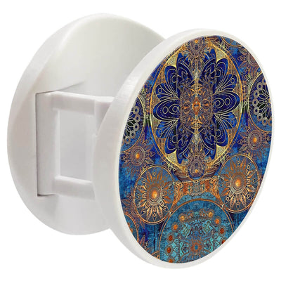 Grip imprimé | Design Mandalla bleu