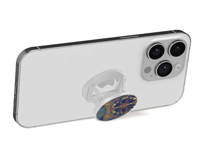 Grip imprimé | Design Mandalla bleu