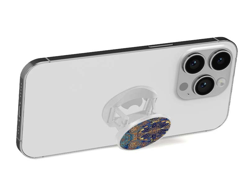 Grip imprimé | Design Mandalla bleu