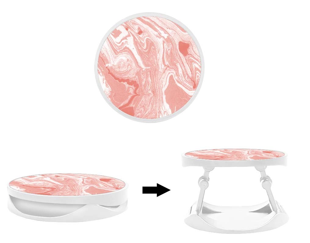 Grip imprimé | Design Marbre Rose