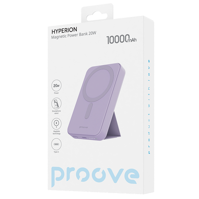 Batterie externe Power Bank Proove Hyperion 10000mAh 20W Violet
