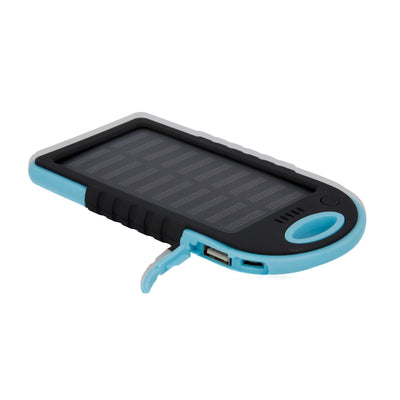 Batterie externe Power Bank Setty Solaire 5000 mAh Bleu