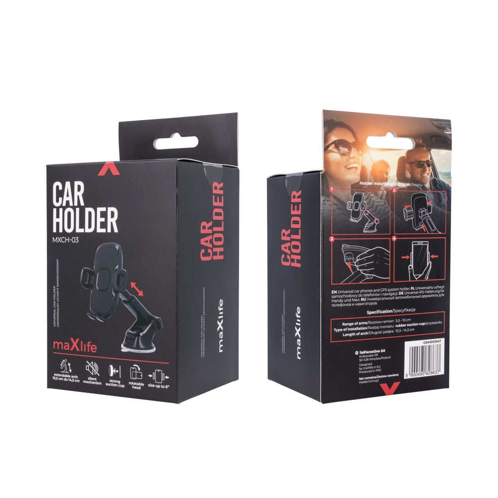 Maxlife support voiture MXCH-03 noir