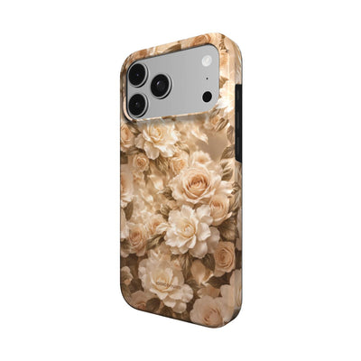 Coque Prestige Champagne vue de trois quarts, avec le rebord de la coque