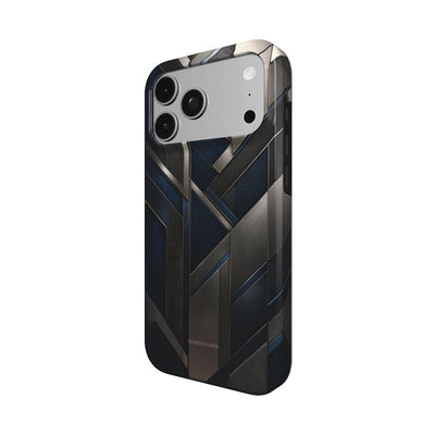 Coque Prestige Acier vue de trois quarts, avec le rebord de la coque