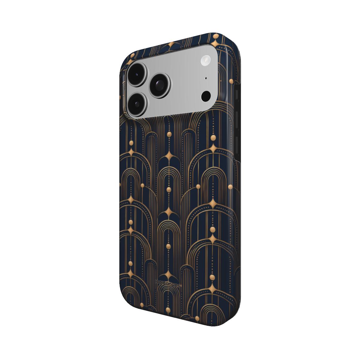 Coque Prestige Deco Nuit vue de trois quarts, avec le rebord de la coque