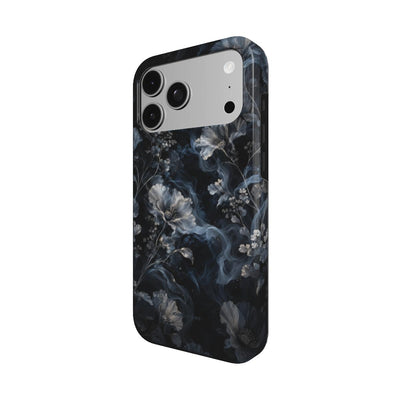 Coque Prestige Fumée vue de trois quarts, avec le rebord de la coque
