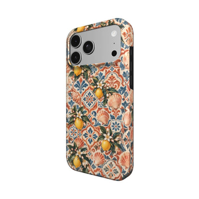 Coque Prestige Sicilia vue de trois quarts, avec le rebord de la coque