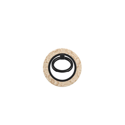 Bague Téléphone Magnétique Prestige Dentelle Crème